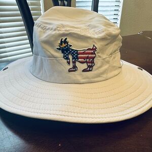 *NWT* GOAT USA Freedom Embroidered Bucket Hat
